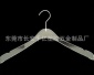 服装店女装透明衣架 裤架 金色钩女款水晶衣撑 时尚亚克力衣架