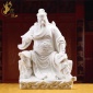 梵趣 德化白瓷雕塑 刘松青大师收藏工藝品摆件/18寸文关公像